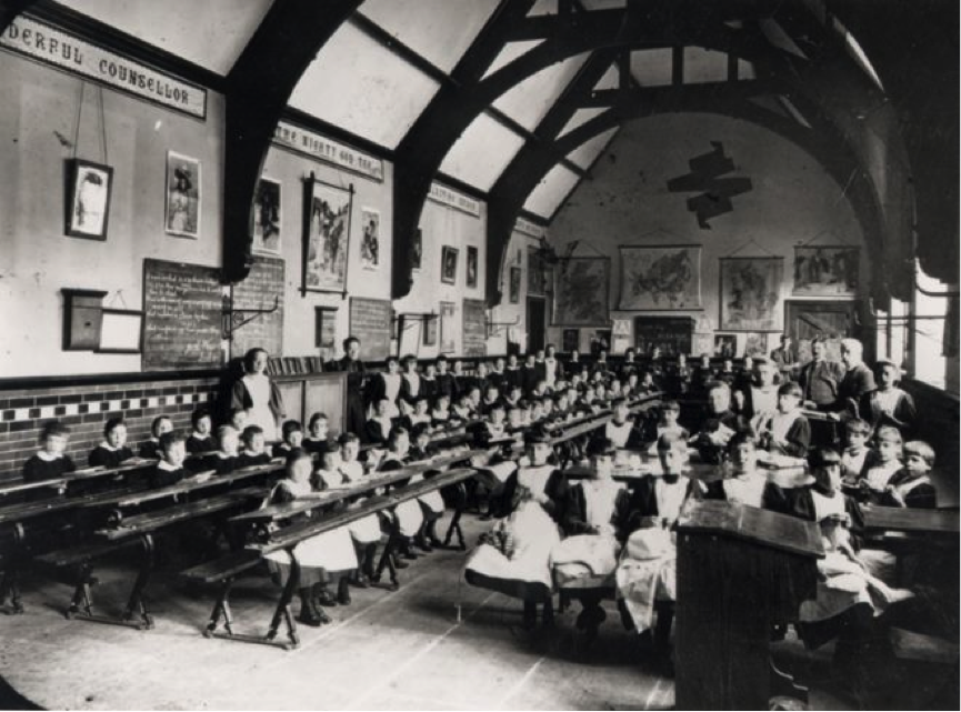 Shepherd Street School in Preston in 1902 